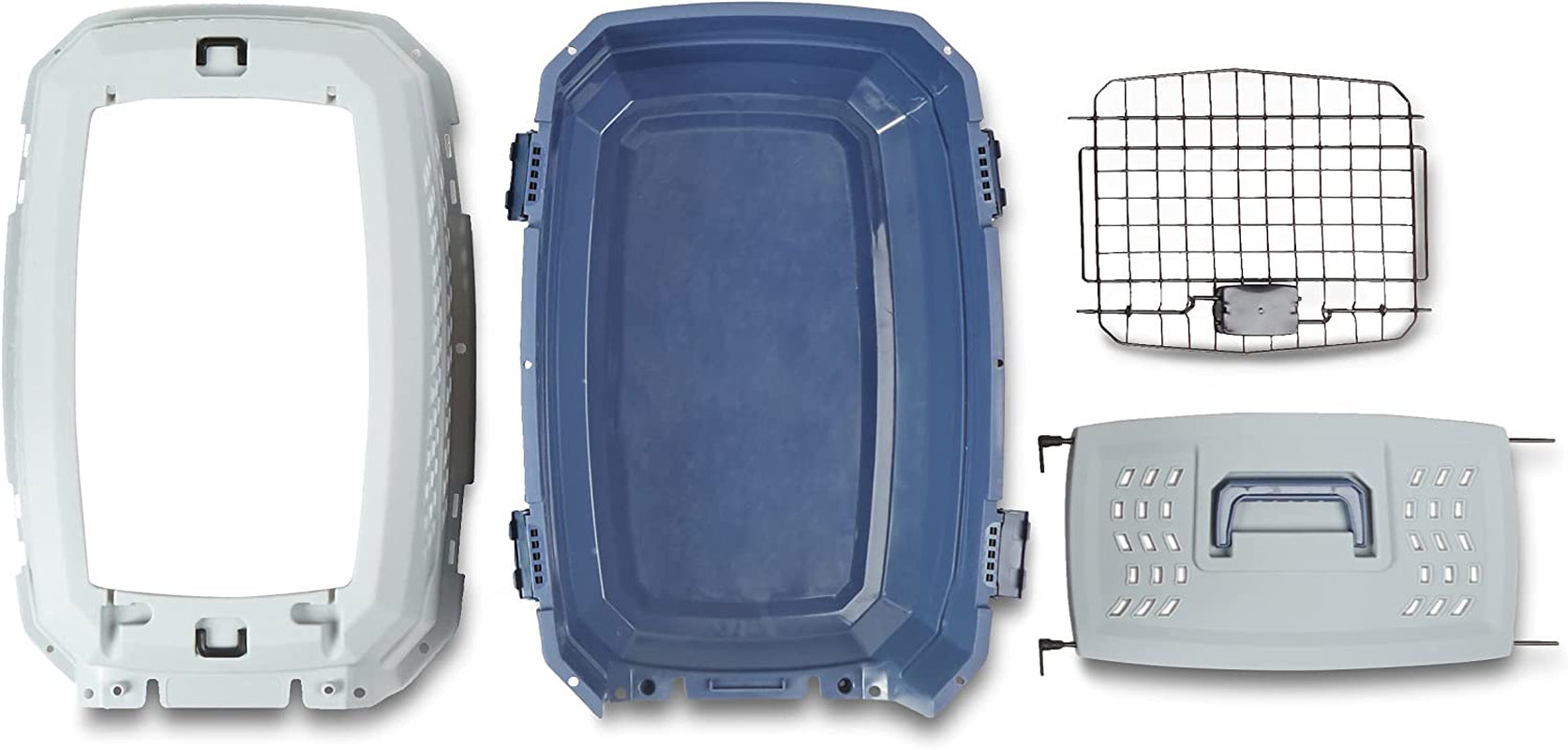 Two-Door Top-Load Hard-Sided Pet Travel Carrier, 58.4 Cm