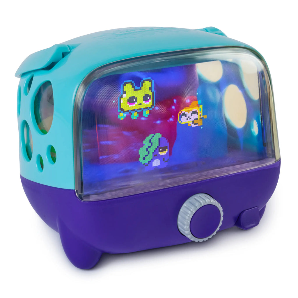 BITZEE Interactive Digital Aquarium Fish Tank Kids Toy, 30 Virtual Fish, Large Display, LED Lights, Touch-Response Electronic Pets, Engaging Fun Cool Gifts for Kids Ages 5+ (Birthday)