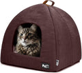 Premium Pet Beds for Cats and Small Dogs, Cat Bed Cave, Cat House, Enclosed Small Animal Bed, Covered Cat Bed, Indoor, Cat Tent, Kitten Bed, Cat Hut with Removable Washable Cushioned Pillow
